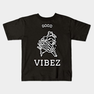 Good vibez heart  - Good Vibes Kids T-Shirt